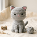 crochet cat amigurumi pattern