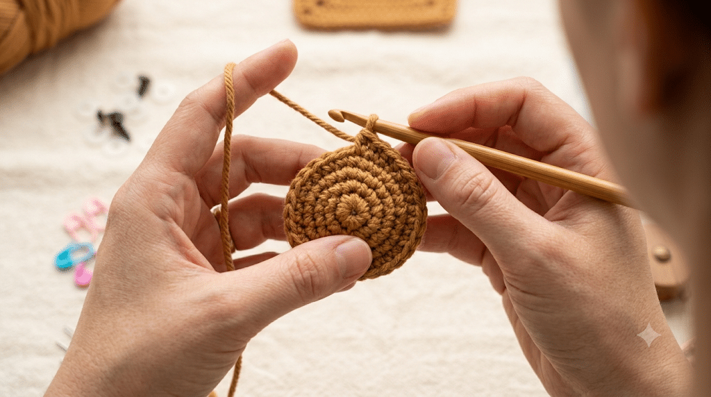 crochet bear head tutorial