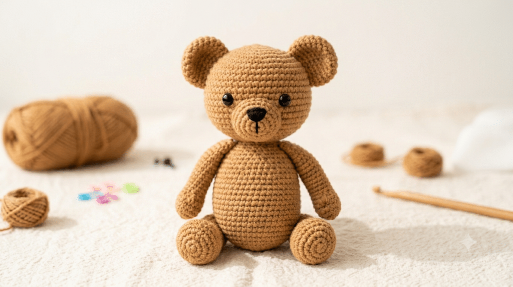 crochet bear pattern easy
