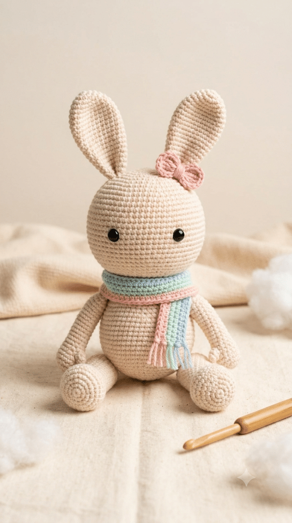 Crochet bunny accessories ideas