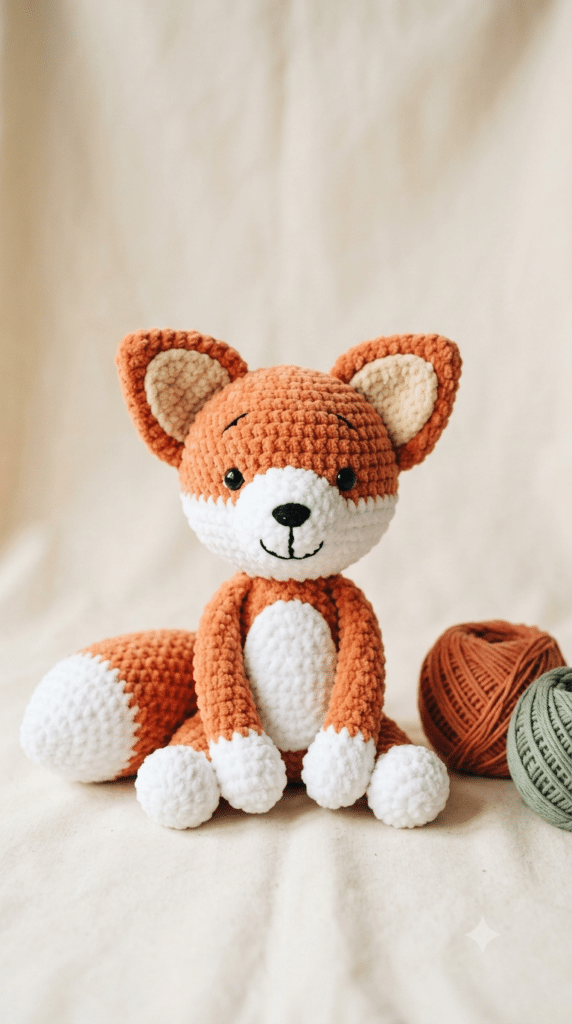 crochet fox pattern free amigurumi fox