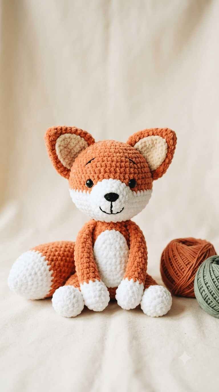 crochet fox pattern free amigurumi fox