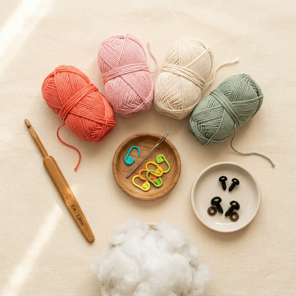 crochet butterfly pattern materials and supplies