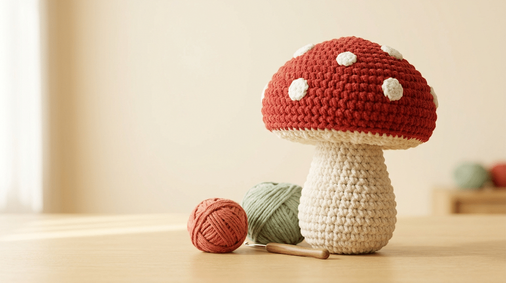 crochet mushroom pattern