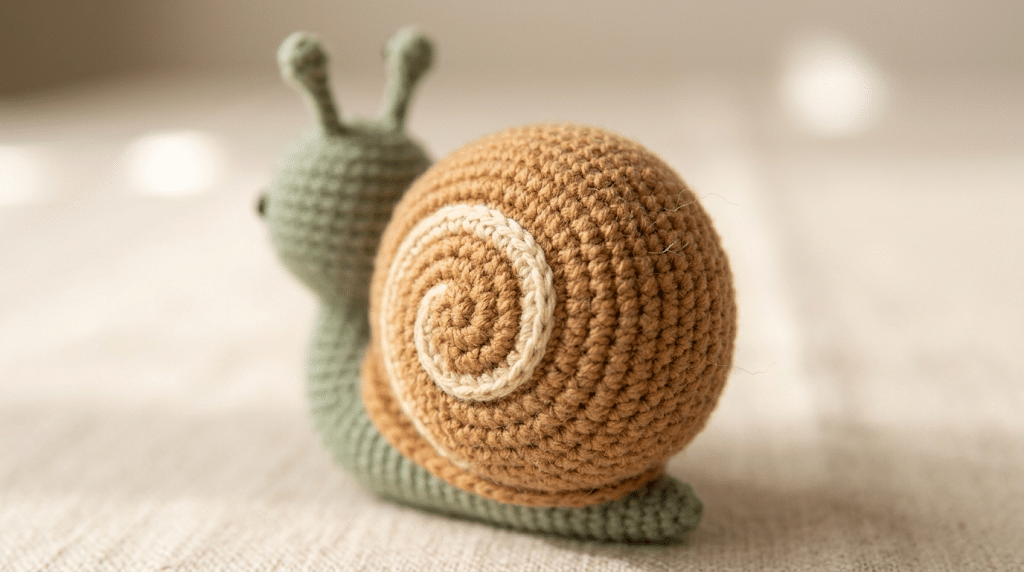 crochet snail shell spiral
