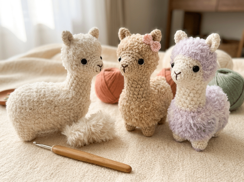 cute crochet alpaca amigurumi ideas