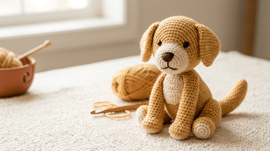 crochet golden retriever pattern
