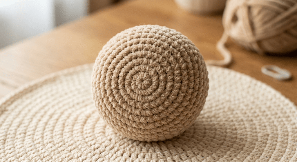 Leah the Fawn amigurumi crochet head