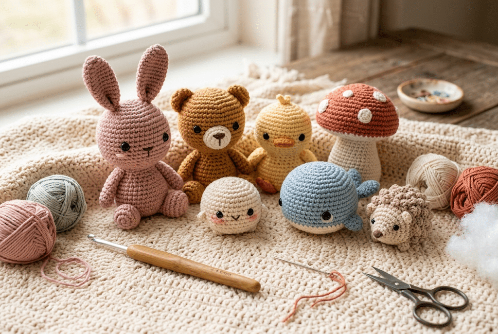What is amigurumi? Cute handmade crochet animals and toys