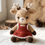 Leah the Fawn amigurumi crochet legs pattern