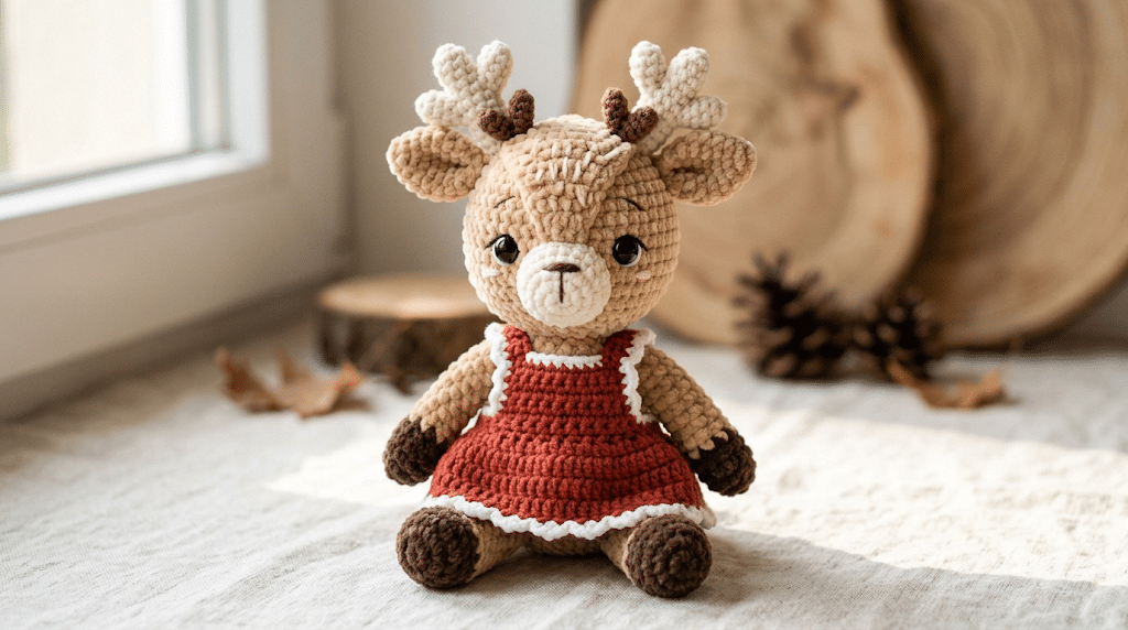 Leah the Fawn amigurumi crochet legs pattern